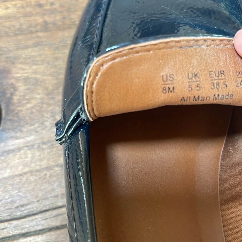 Franco Sarto loafers in size 8M. Black - Picture 5 of 6